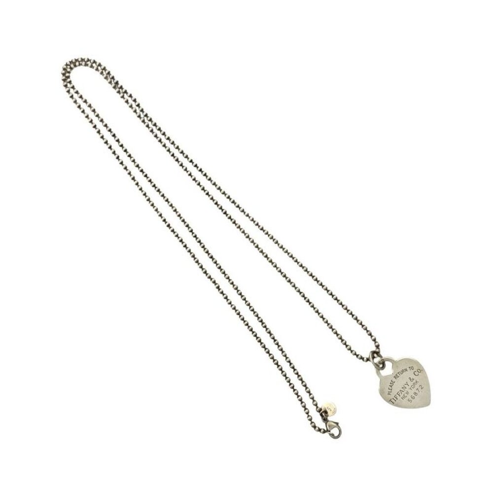 ★SOLD★ Tiffany & Co Return To Tiffany & Co Heart Tag Necklace Silver 925 - Picture 4 of 5
